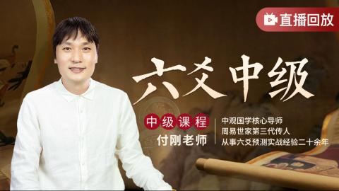 【直播回放】2024六爻占卜中级班-付刚老师